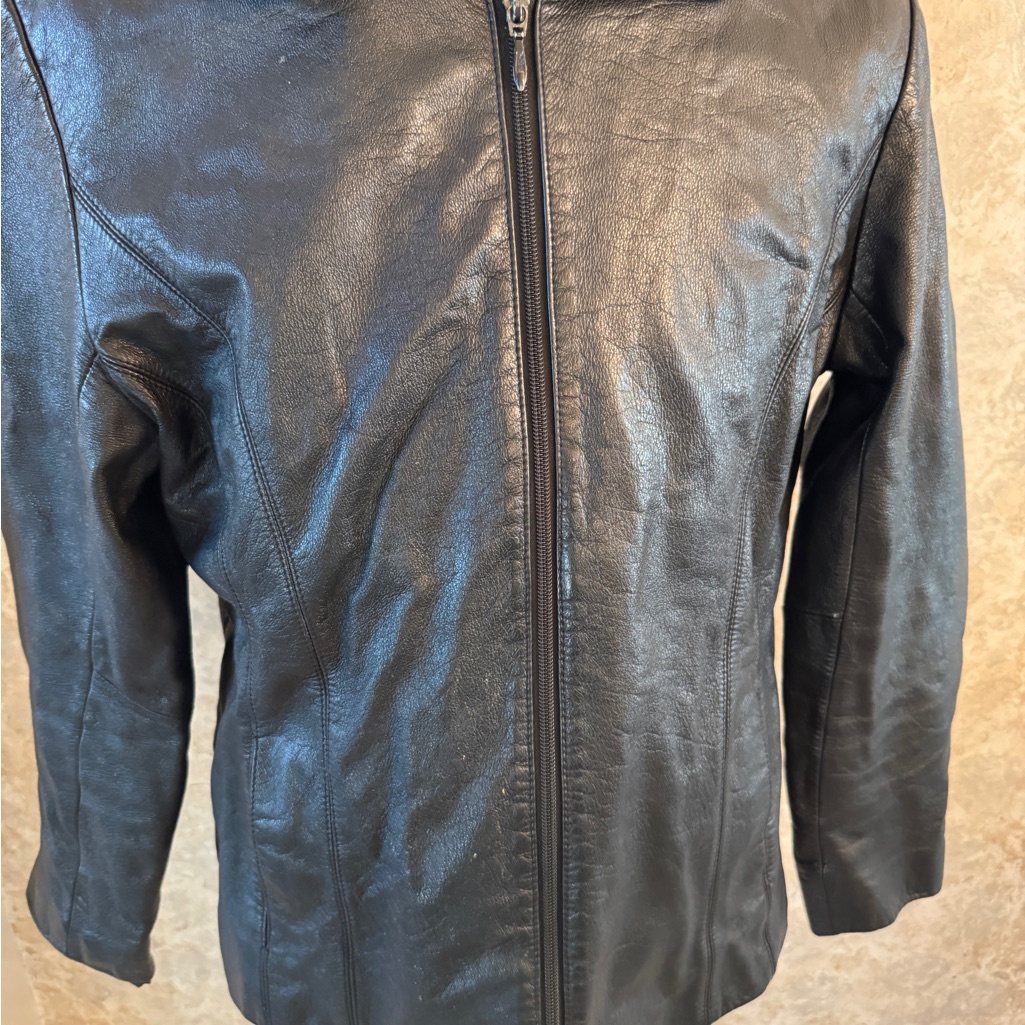 Wilsons Leather Black Leather Jacket Wilsons Leather Black Leather Jacket
